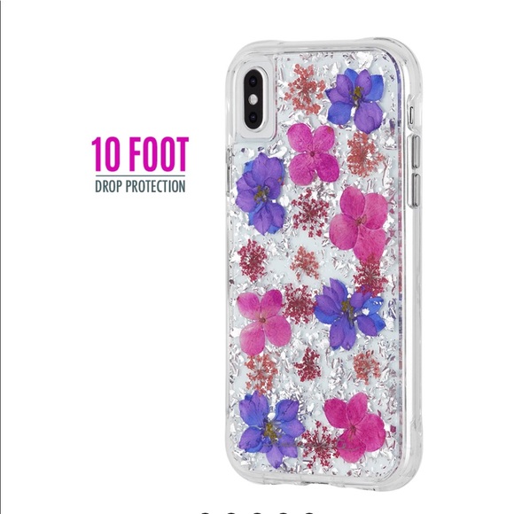 Case-mate iPhone Xs or X Pressed Flower Phone Case - Picture 4 of 4